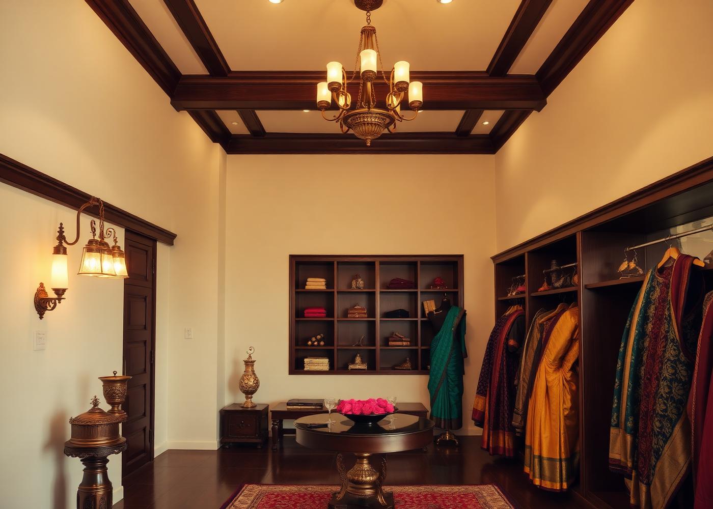 Interior of the Evergrace Boutique showroom in Kerala
